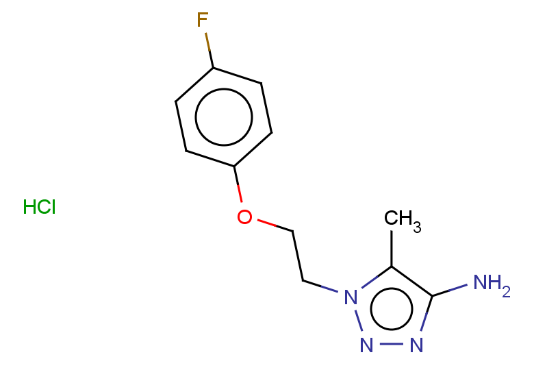 1-[2-(4-fluorophenoxy)ethyl]-5-methyl-1H-1,2,3-triazol-4-amine hydrochloride