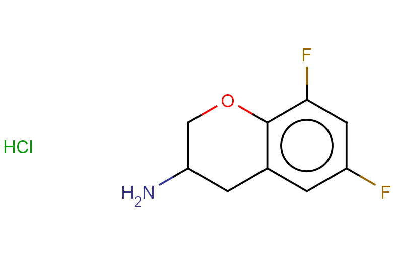 6,8-difluoro-3,4-dihydro-2H-1-benzopyran-3-amine hydrochloride