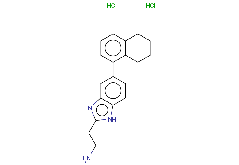 2-[5-(5,6,7,8-tetrahydronaphthalen-1-yl)-1H-1,3-benzodiazol-2-yl]ethan-1-amine dihydrochloride