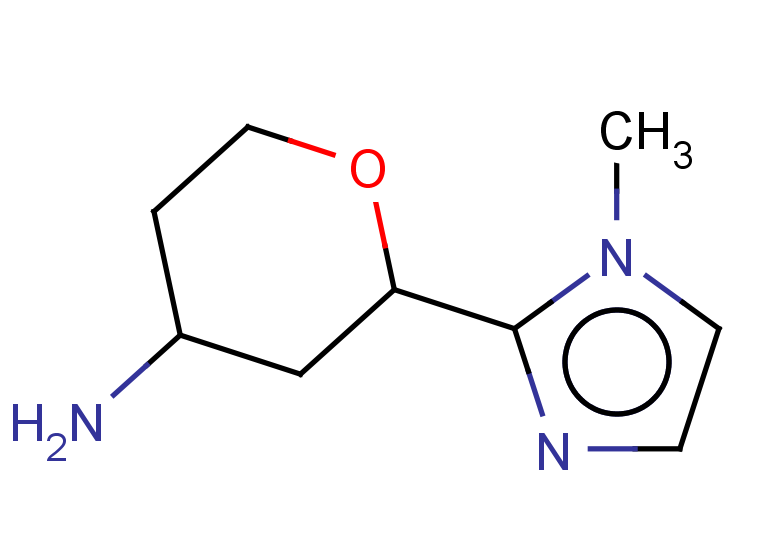 2-(1-methyl-1H-imidazol-2-yl)oxan-4-amine