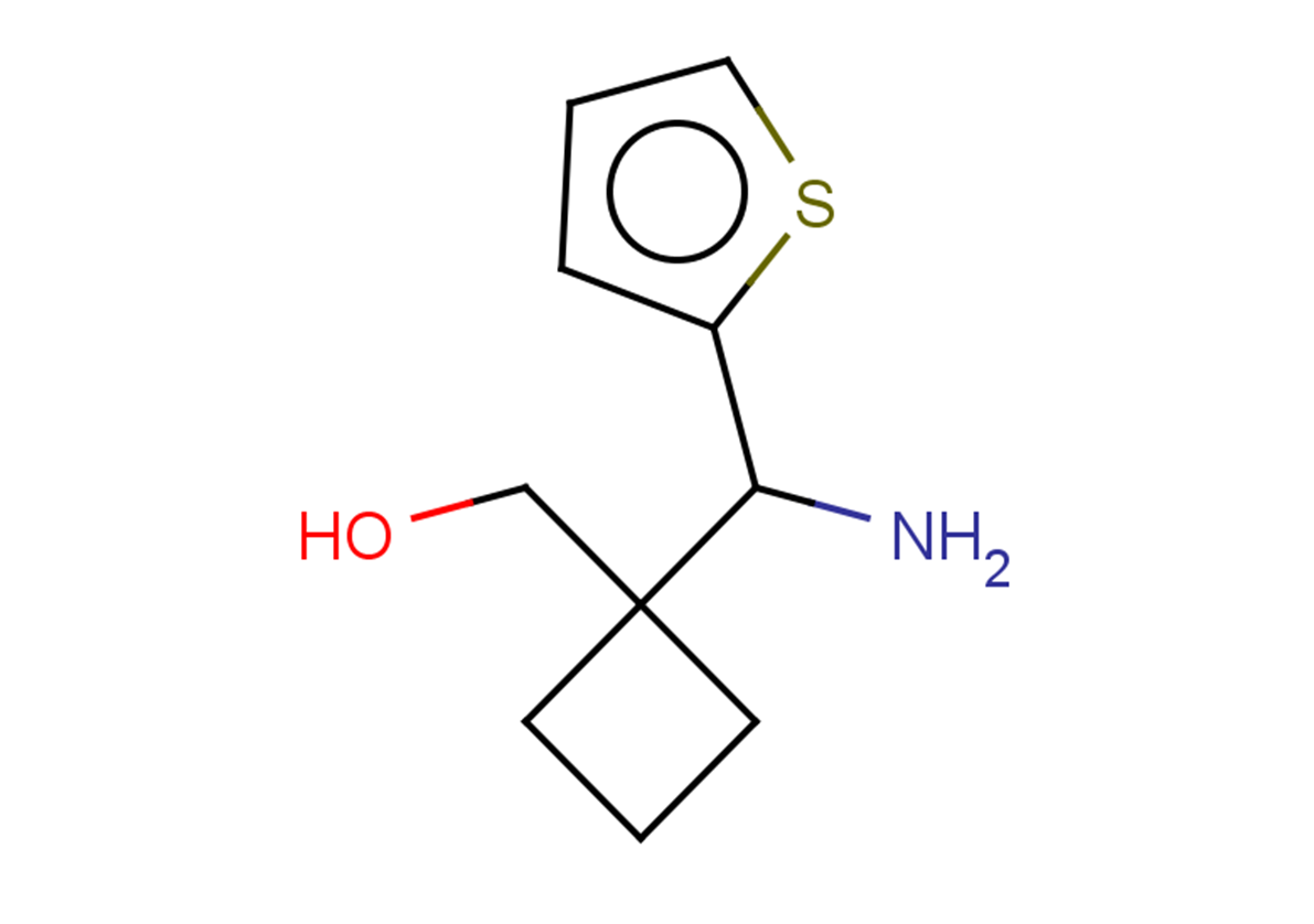{1-[amino(thiophen-2-yl)methyl]cyclobutyl}methanol