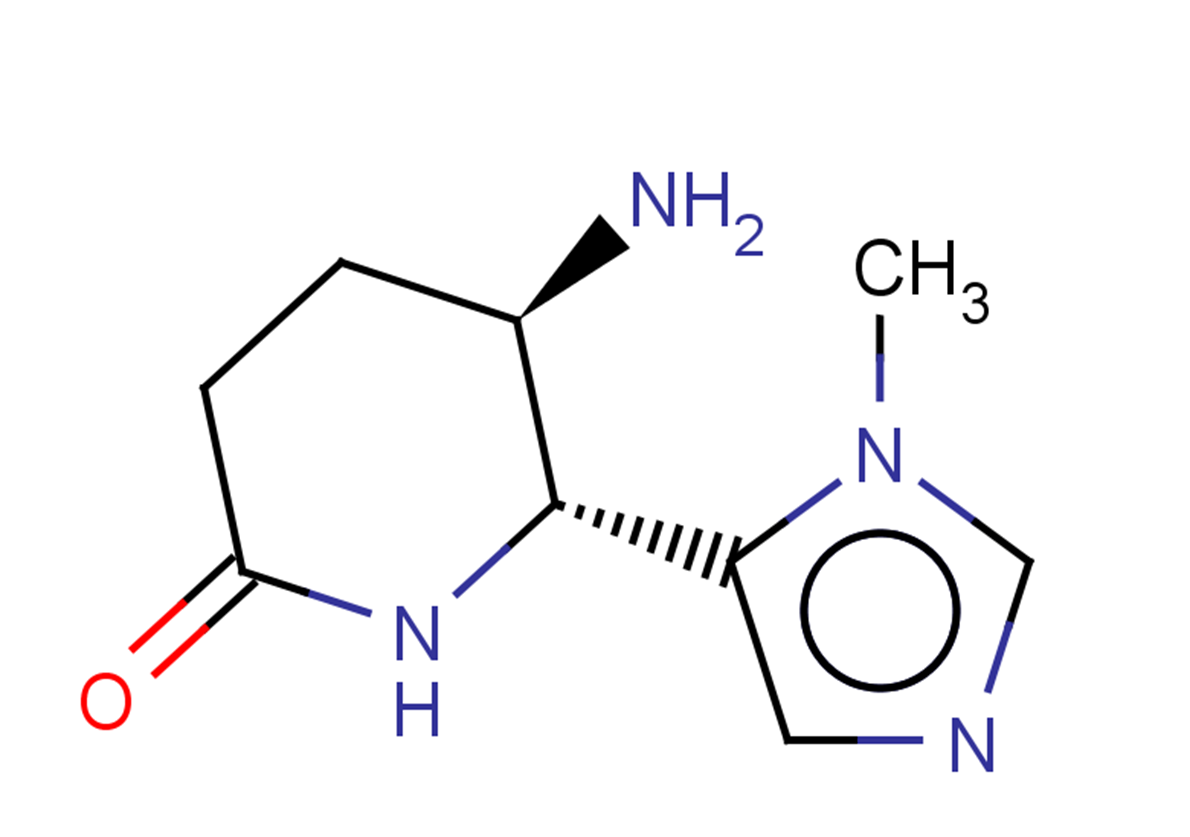 rac-(5R,6R)-5-amino-6-(1-methyl-1H-imidazol-5-yl)piperidin-2-one, trans