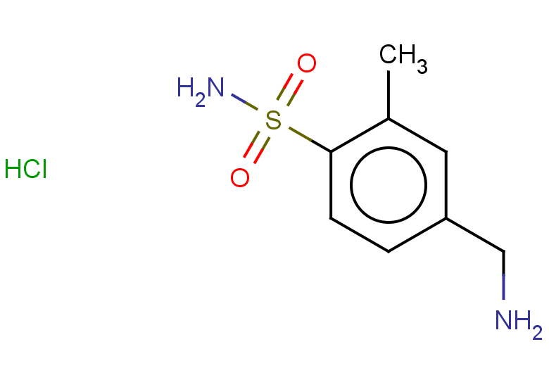 4-(aminomethyl)-2-methylbenzene-1-sulfonamide hydrochloride