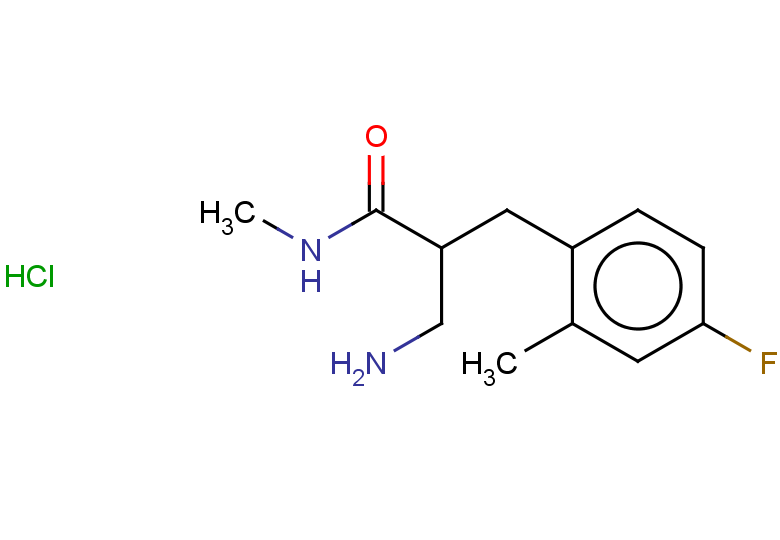 3-amino-2-[(4-fluoro-2-methylphenyl)methyl]-N-methylpropanamide hydrochloride