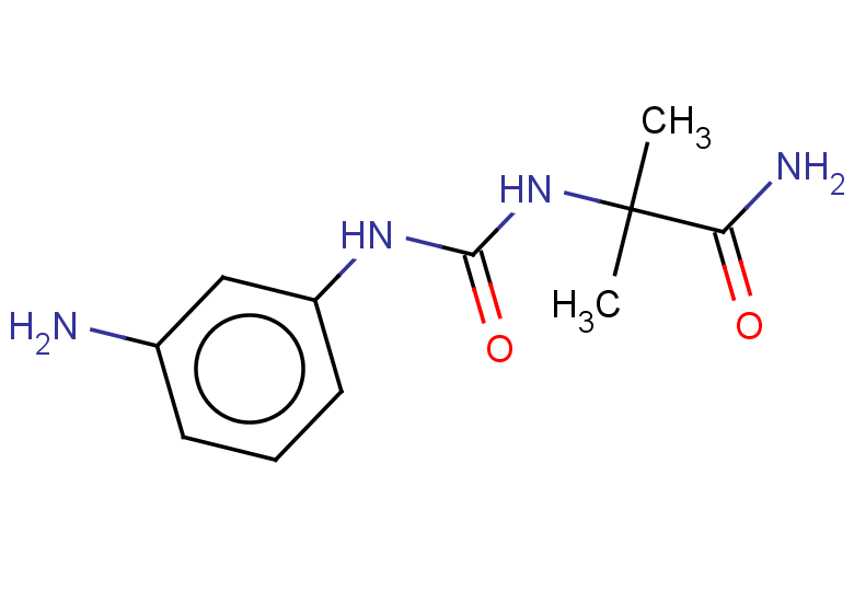 2-{[(3-aminophenyl)carbamoyl]amino}-2-methylpropanamide