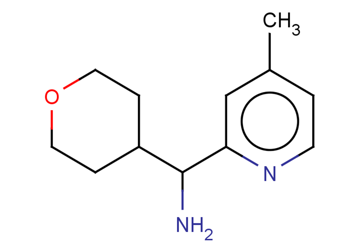 (4-methylpyridin-2-yl)(oxan-4-yl)methanamine