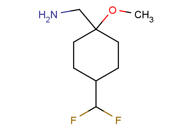 [4-(difluoromethyl)-1-methoxycyclohexyl]methanamine, Mixture of diastereomers