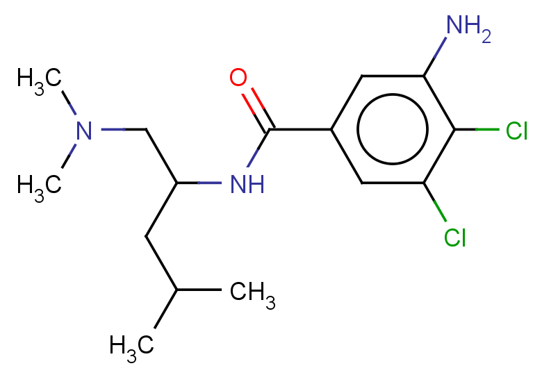 3-amino-4,5-dichloro-N-[1-(dimethylamino)-4-methylpentan-2-yl]benzamide