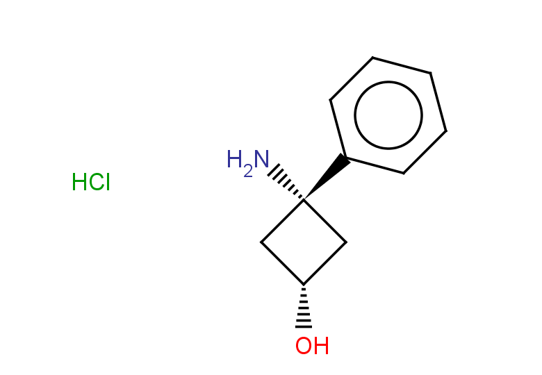 rac-(1s,3s)-3-amino-3-phenylcyclobutan-1-ol hydrochloride, cis