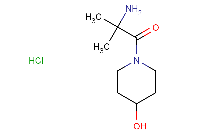 2-amino-1-(4-hydroxypiperidin-1-yl)-2-methylpropan-1-one hydrochloride