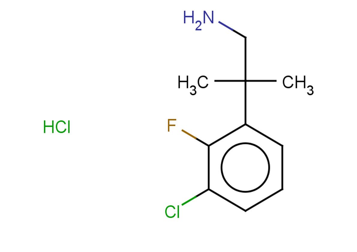 2-(3-chloro-2-fluorophenyl)-2-methylpropan-1-amine hydrochloride