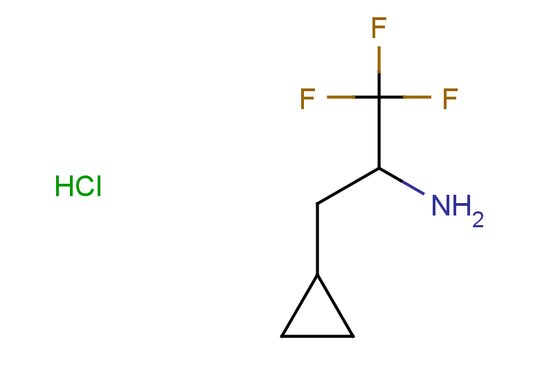 3-cyclopropyl-1,1,1-trifluoropropan-2-amine hydrochloride