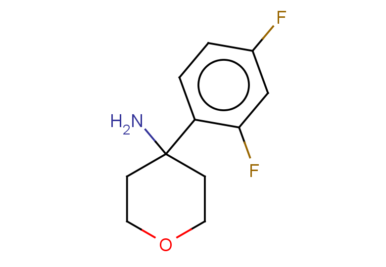 4-(2,4-difluorophenyl)oxan-4-amine