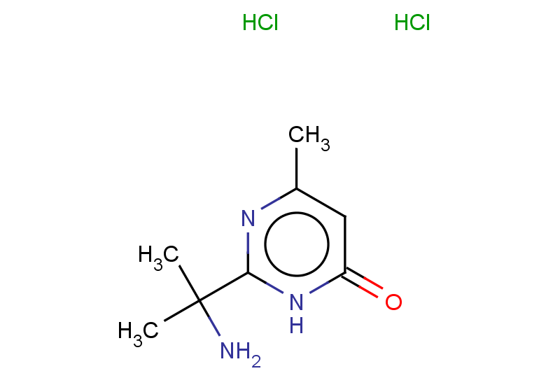 2-(2-aminopropan-2-yl)-6-methyl-3,4-dihydropyrimidin-4-one dihydrochloride