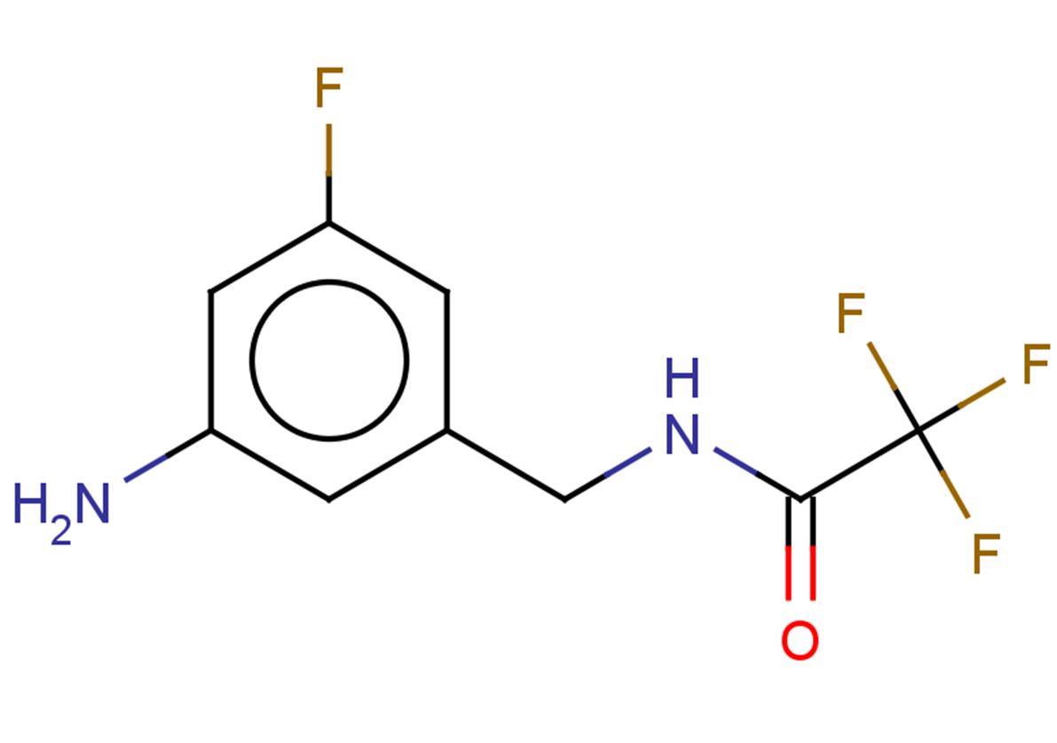 N-[(3-amino-5-fluorophenyl)methyl]-2,2,2-trifluoroacetamide