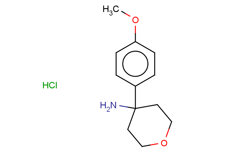4-(4-methoxyphenyl)oxan-4-amine hydrochloride