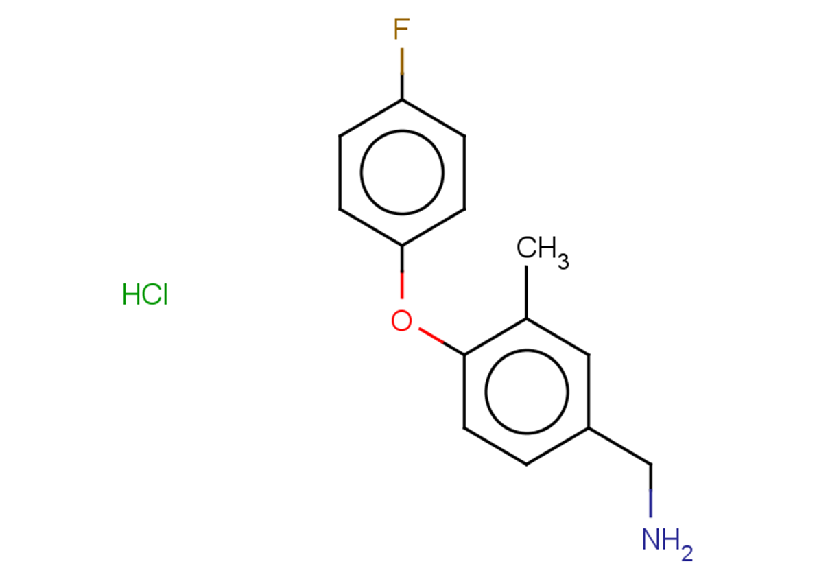 [4-(4-fluorophenoxy)-3-methylphenyl]methanamine hydrochloride