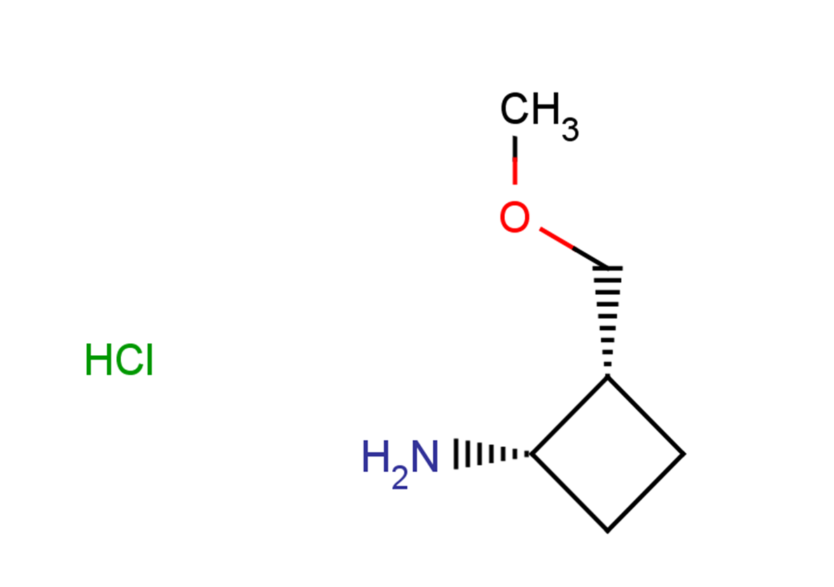 rac-(1R,2S)-2-(methoxymethyl)cyclobutan-1-amine hydrochloride, cis