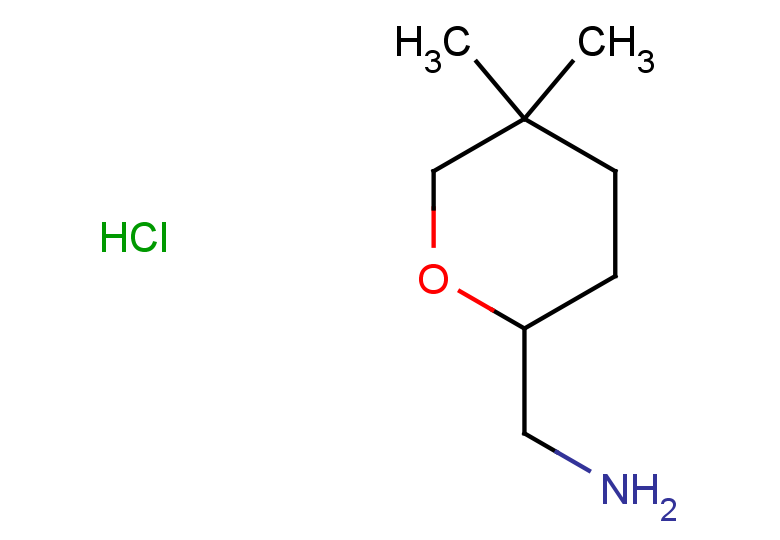 (5,5-dimethyloxan-2-yl)methanamine hydrochloride