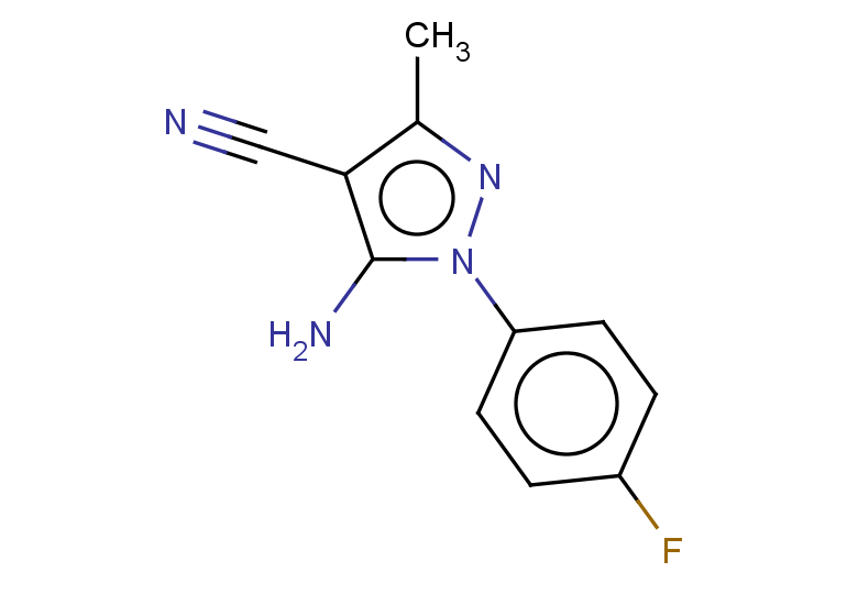 5-amino-1-(4-fluorophenyl)-3-methyl-1H-pyrazole-4-carbonitrile