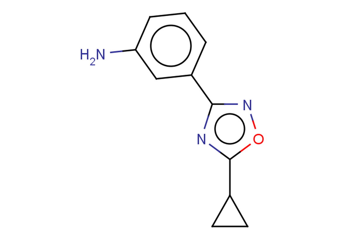 3-(5-cyclopropyl-1,2,4-oxadiazol-3-yl)aniline