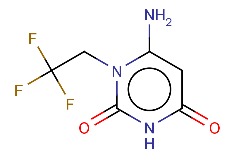 6-amino-1-(2,2,2-trifluoroethyl)-1,2,3,4-tetrahydropyrimidine-2,4-dione