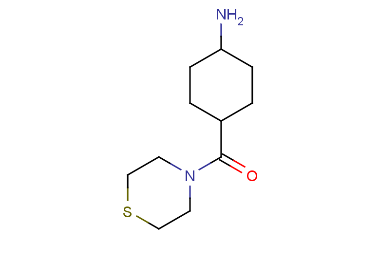 4-(thiomorpholine-4-carbonyl)cyclohexan-1-amine