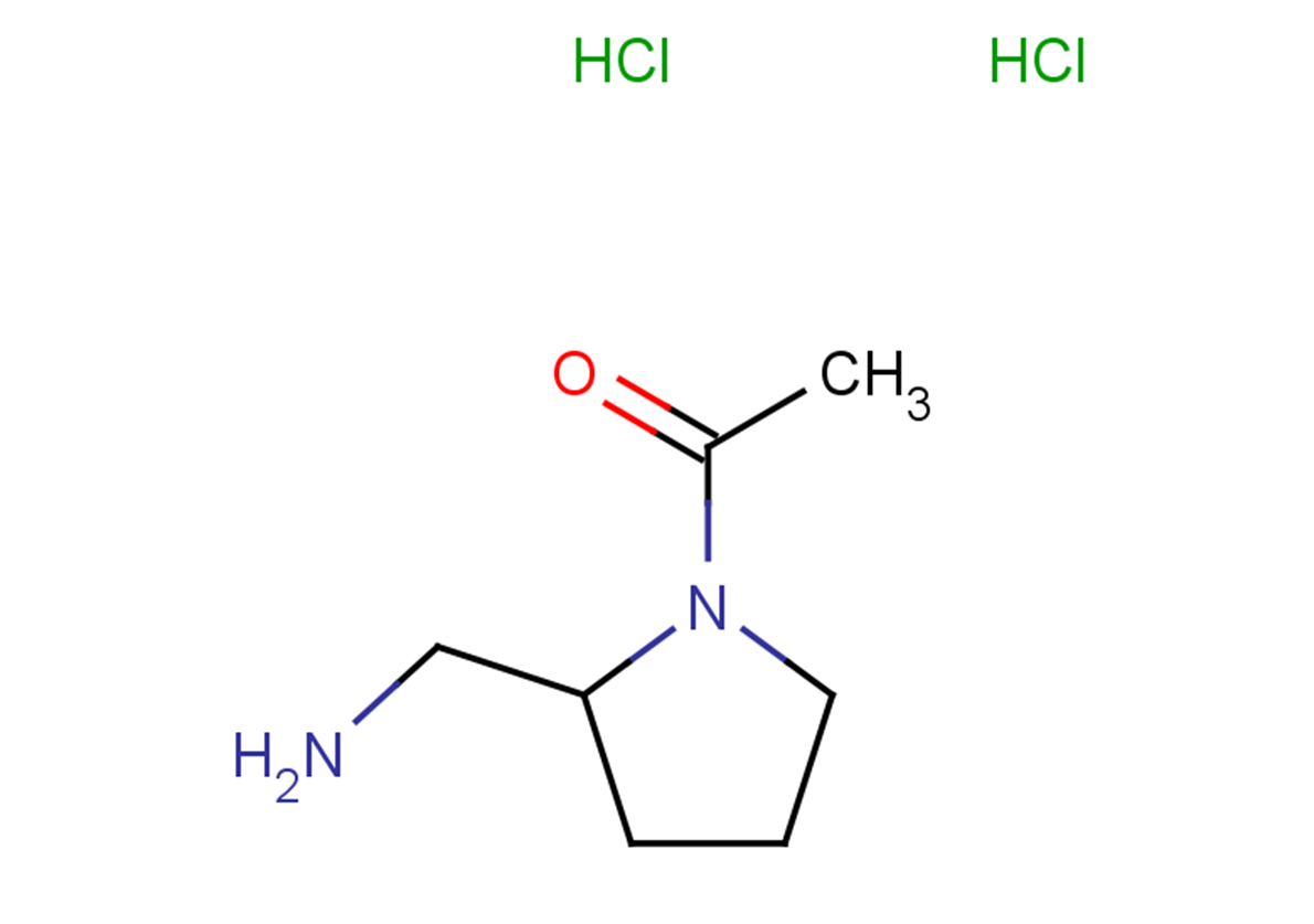 1-[2-(aminomethyl)pyrrolidin-1-yl]ethan-1-one dihydrochloride