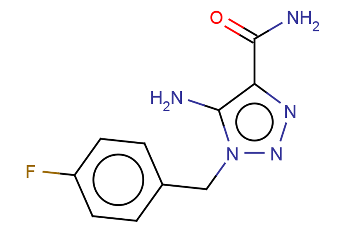 5-amino-1-[(4-fluorophenyl)methyl]-1H-1,2,3-triazole-4-carboxamide