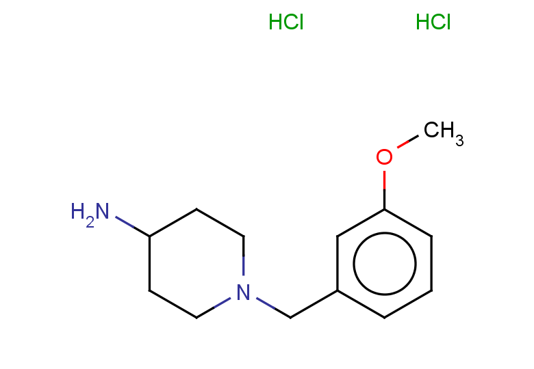 1-[(3-methoxyphenyl)methyl]piperidin-4-amine dihydrochloride