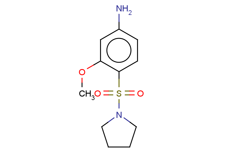 3-methoxy-4-(pyrrolidine-1-sulfonyl)aniline