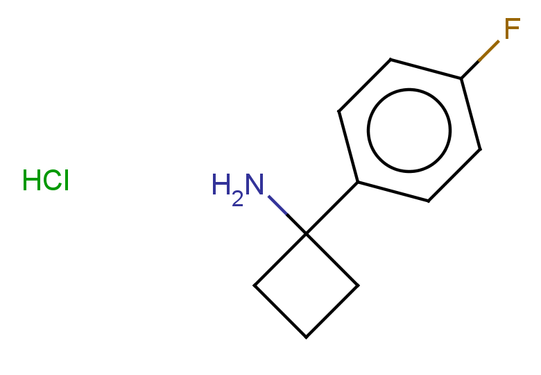 1-(4-fluorophenyl)cyclobutan-1-amine hydrochloride