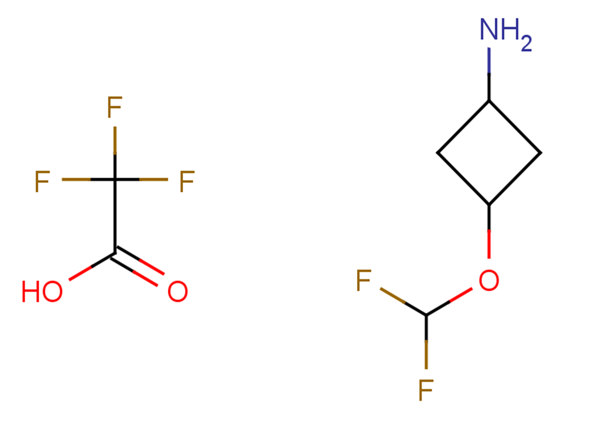 3-(difluoromethoxy)cyclobutan-1-amine, trifluoroacetic acid, Mixture of diastereomers