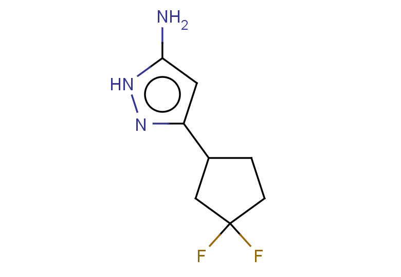 3-(3,3-difluorocyclopentyl)-1H-pyrazol-5-amine