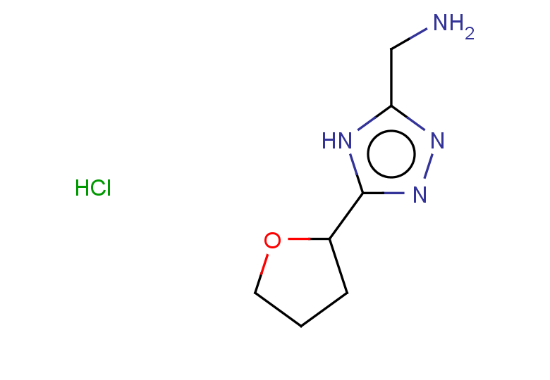 1-[5-(oxolan-2-yl)-4H-1,2,4-triazol-3-yl]methanamine hydrochloride