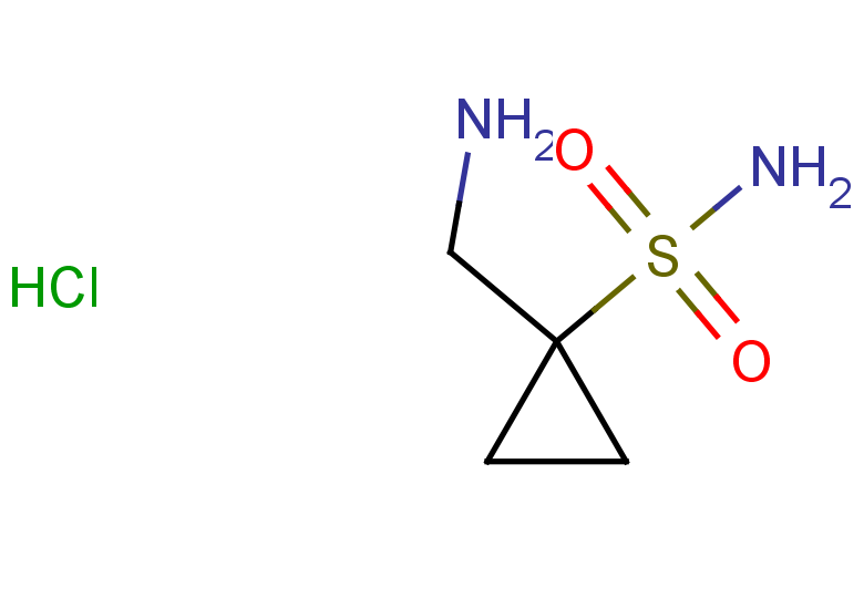 1-(aminomethyl)cyclopropane-1-sulfonamide hydrochloride