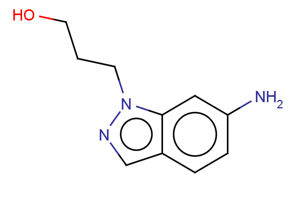 3-(6-amino-1H-indazol-1-yl)propan-1-ol