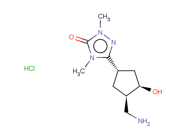 rac-3-[(1R,3S,4S)-3-(aminomethyl)-4-hydroxycyclopentyl]-1,4-dimethyl-4,5-dihydro-1H-1,2,4-triazol-5-one hydrochloride