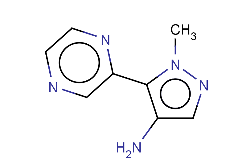 1-methyl-5-(pyrazin-2-yl)-1H-pyrazol-4-amine