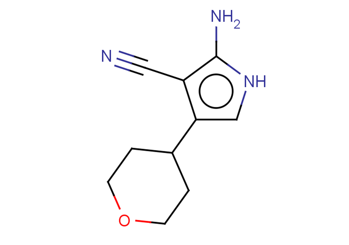 2-amino-4-(oxan-4-yl)-1H-pyrrole-3-carbonitrile
