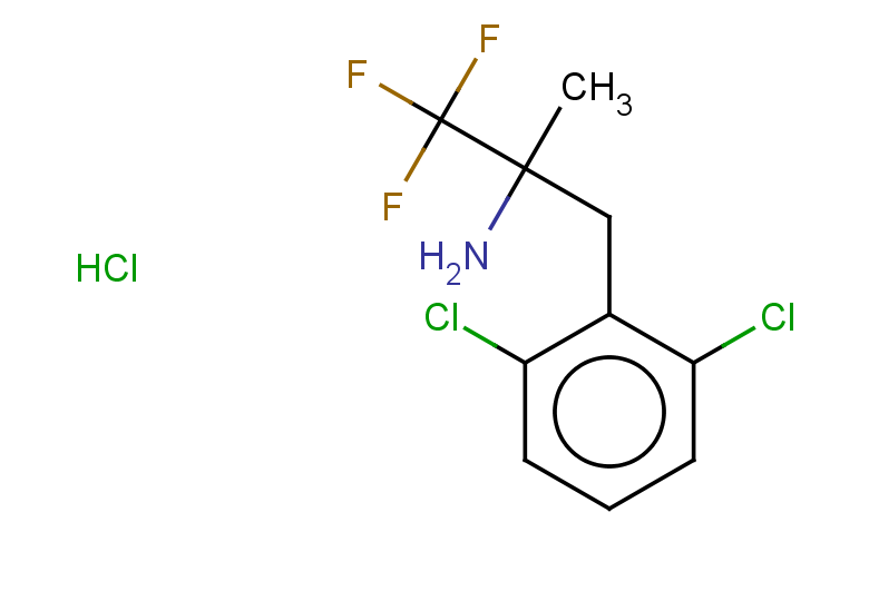 3-(2,6-dichlorophenyl)-1,1,1-trifluoro-2-methylpropan-2-amine hydrochloride