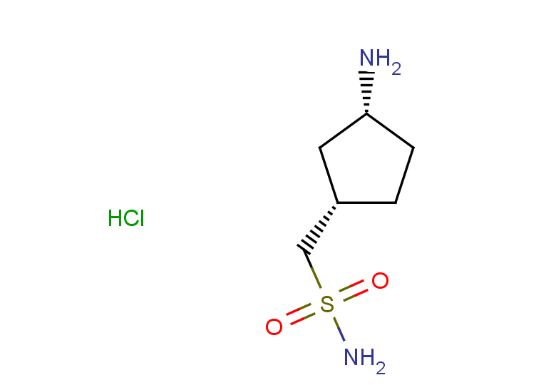 rac-[(1R,3S)-3-aminocyclopentyl]methanesulfonamide hydrochloride, cis