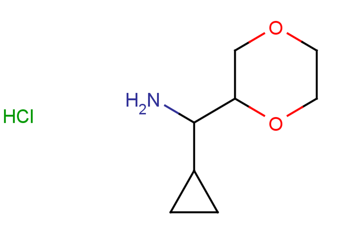 cyclopropyl(1,4-dioxan-2-yl)methanamine hydrochloride