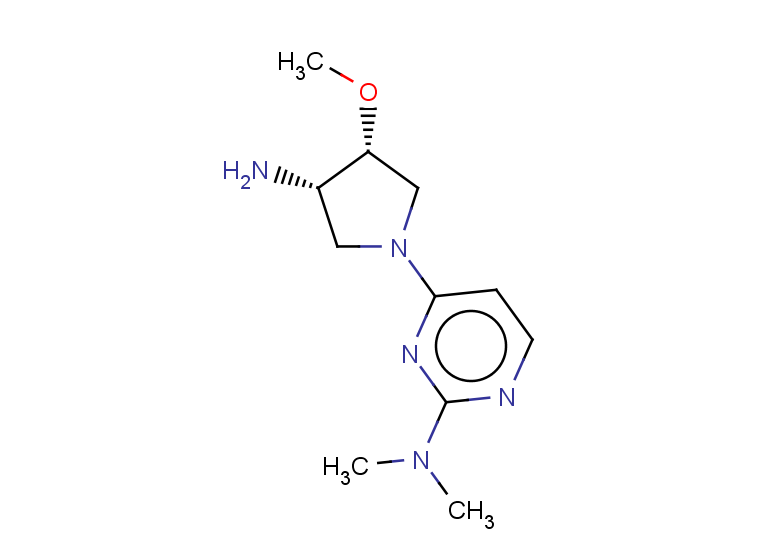 rac-4-[(3R,4S)-3-amino-4-methoxypyrrolidin-1-yl]-N,N-dimethylpyrimidin-2-amine, cis