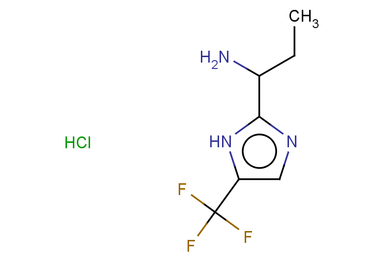 1-[5-(trifluoromethyl)-1H-imidazol-2-yl]propan-1-amine hydrochloride