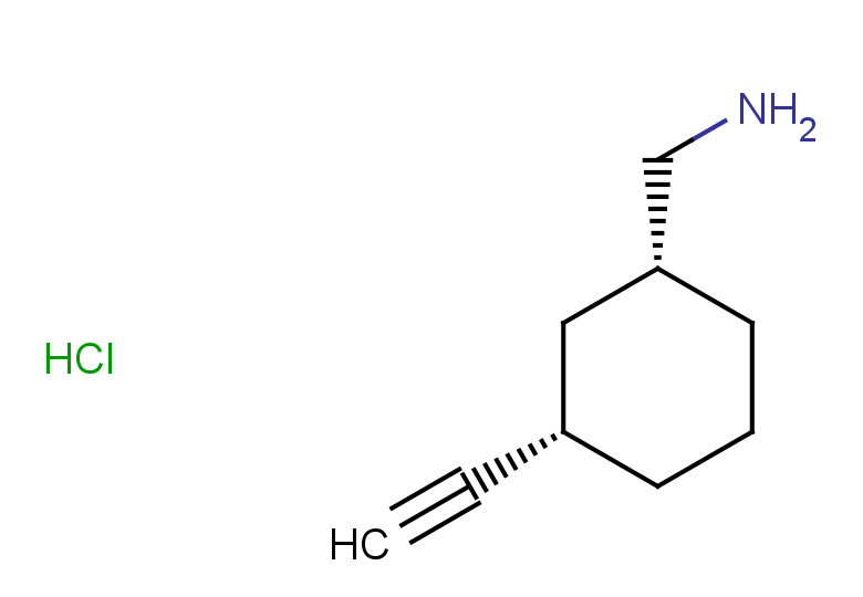 rac-[(1R,3S)-3-ethynylcyclohexyl]methanamine hydrochloride, cis