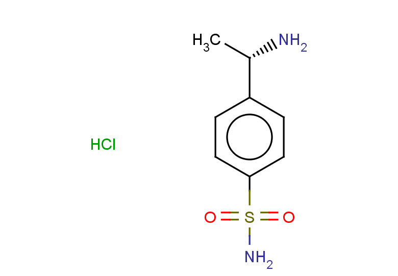4-[(1S)-1-aminoethyl]benzene-1-sulfonamide hydrochloride