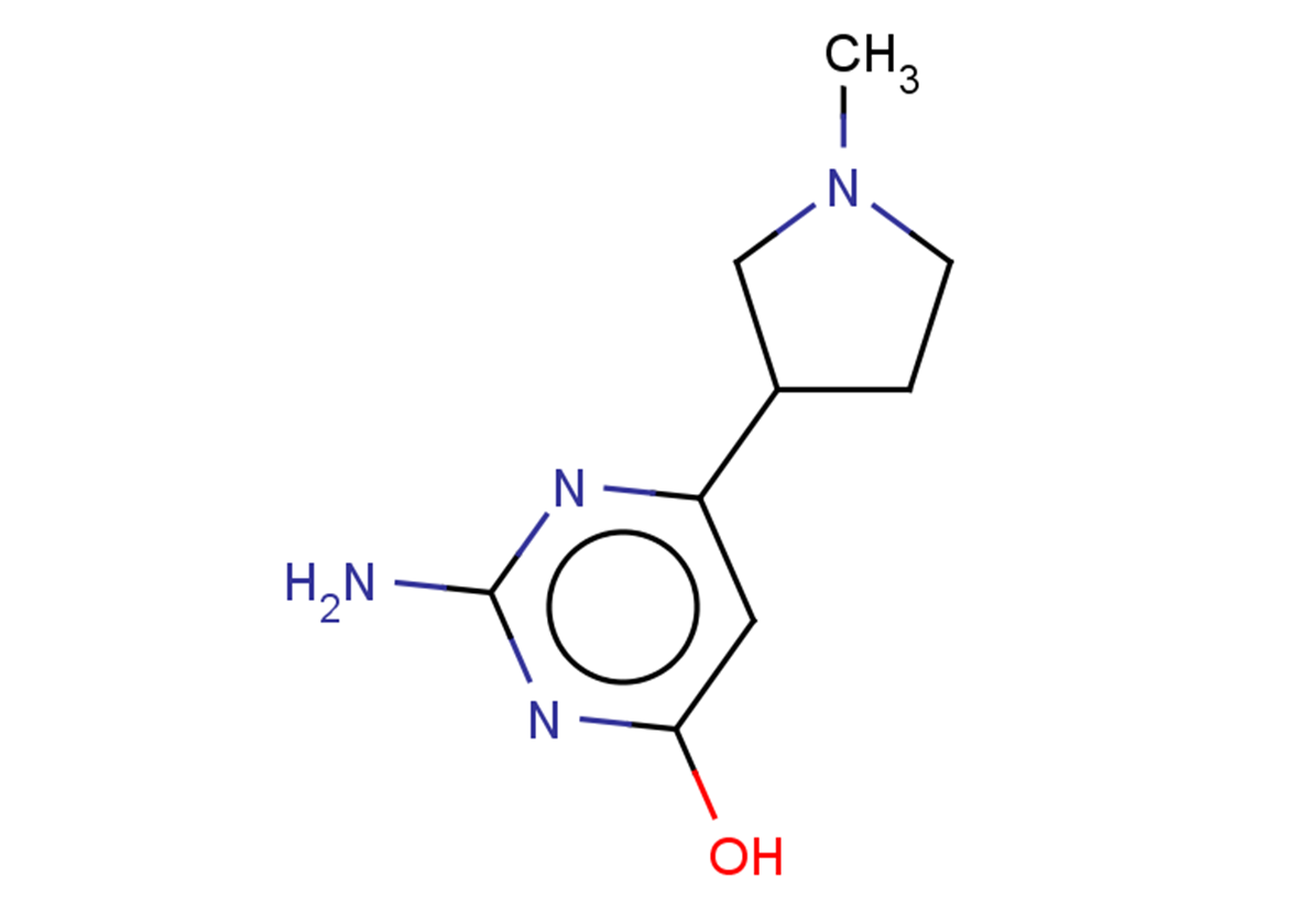 2-amino-6-(1-methylpyrrolidin-3-yl)pyrimidin-4-ol