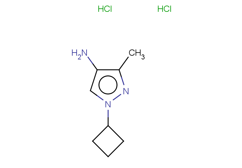 1-cyclobutyl-3-methyl-1H-pyrazol-4-amine dihydrochloride
