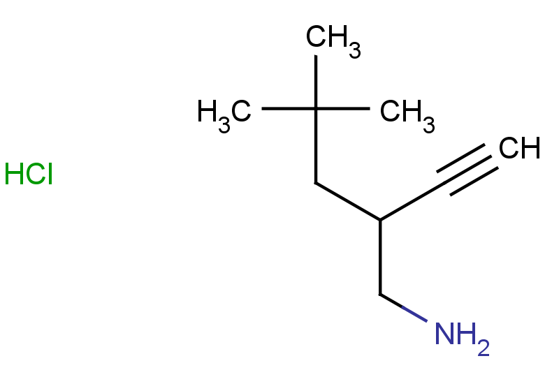 3-(aminomethyl)-5,5-dimethylhex-1-yne hydrochloride